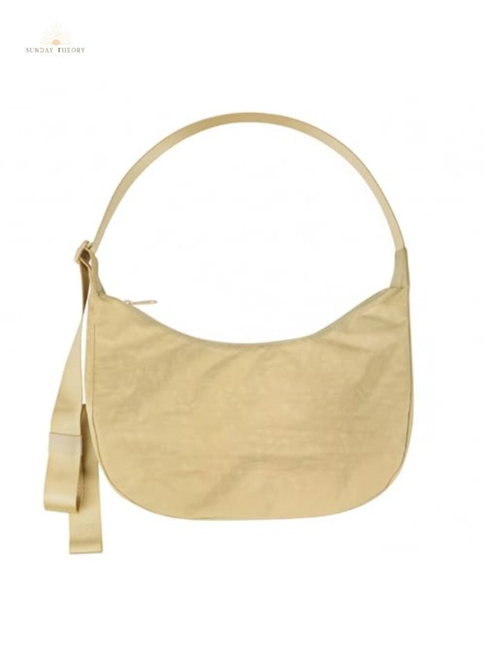 Nylon Crossbody Crescent Bag Slouchy Adjustable Strap Shoulder Bag